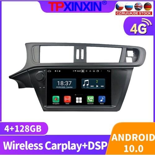 128GB Android 10.0 For Citroen C3 2005 - 2011 Car Radio Multimedia Video Player Navigation Stereo GPS Accessories Auto 2din DVD
