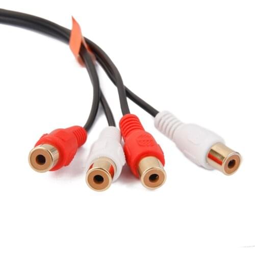 Car Amplifier Bass Remote Level Volume Control Knob Stereo RCA Input&Output