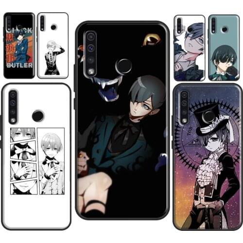 Black Butler Ciel Phantomhive Case For Huawei Honor 8X 9X 10X 10 Lite 10i 7A 7C 4C 6C Pro 8A 9A 7S 8S 20 Pro Back Cover