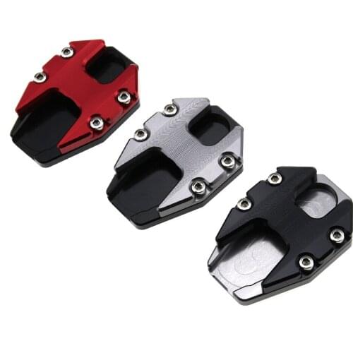 CNC Aluminum Motorcycle Accessories Side Kickstand Stand Extension Support Plate Pad for HONDA CB190R CBF190 CB190X CB 190R