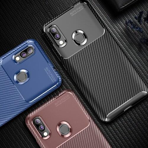 Business Carbon Redmi 7 Case for Xiaomi Redmi 7 Cover Silicone TPU Soft Back Funda for Redmi 7 Capa Bumper on for Redmi 7