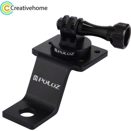 PULUZ For gopro motorcycle mount Aluminum Alloy Motorcycle Fixed Holder Mount Tripod Adapter Screw For go pro 5 session sj6000