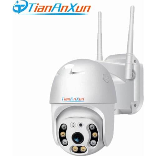 Tiananxun 5Mp Ip Camera Wifi Ptz Security Cctv Cameras Home Smart Ai Outdoor Wireless Video Surveillance Sd Card Slot Icsee