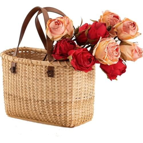 5Pcs/lot Fake Flowers 2 Heads of Dry Burnt Roses Silk Flower for Home Living Room Decoration DIY Wedding Bouquet Roses Floral