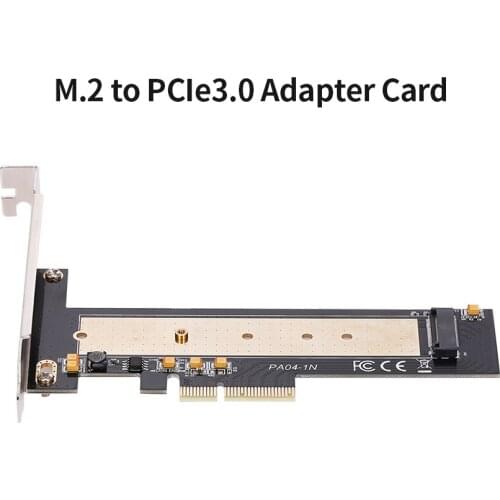M.2 NVME PCIe SSD Converter Card M.2 to PCIe3.0 Adapter Card Support for M-Key NVME PCIe 2230/2242/2260/2280/22110 SSD