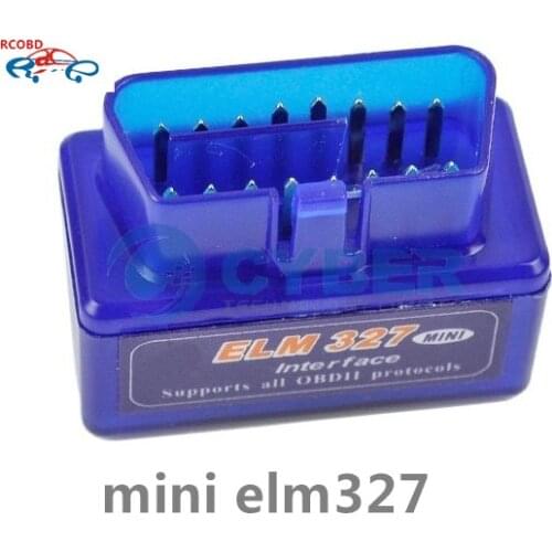 Mini elm327 bluetooth rus v2.1 OBD2/OBDII ELM 327 V2.1 Universal Auto Diagnostic Scanner Works On Android Torque
