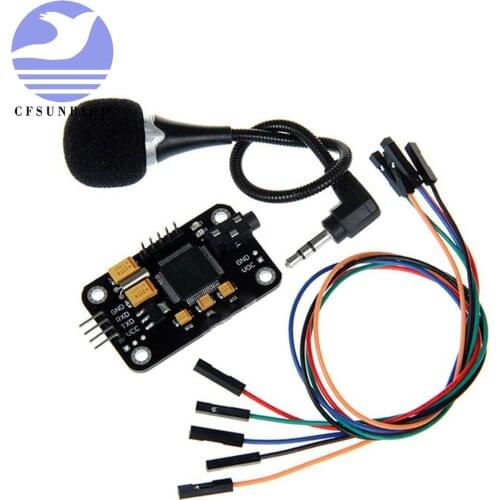 Voice Recognition Module With Microphone Dupont Jumper Wire Speech Recognition Voice Control Board For Arduino Compatible