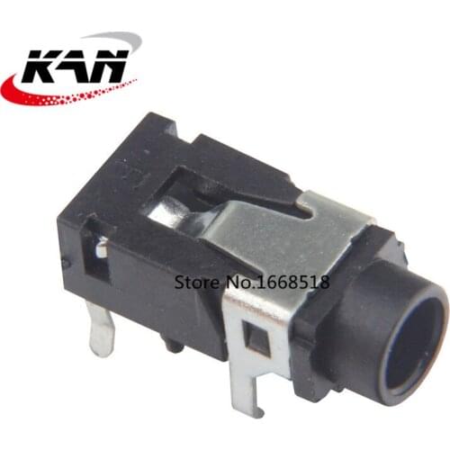 New 10pcs/lot PJ321 3.5mm Female Audio Connector 4 Pin SMT Headphone Jack Socket PJ-321 PCB Mount Stereo Jack Wholesale