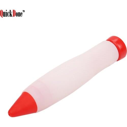 QuickDone Food Writing Pen Silicone Chocolate Decorating Tool Ice Cream Syringe Pastry Cake Cookie Pens Kitchen Gadget CKC1151
