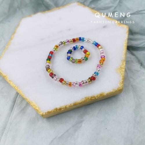 QUMENG Jewelry Sets