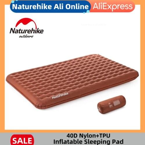 Naturehike Inflatable Mattress Camping Air Cushion 1-2 Person TPU Thickened Portable Waterproof Outdoor Ultralight Mat NH20FCD09