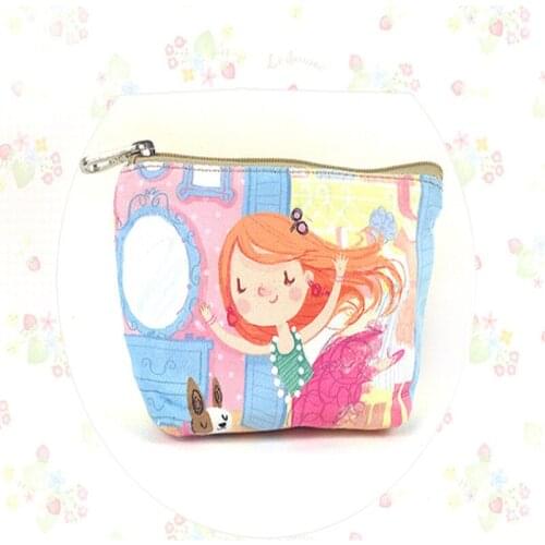 Vintage Classic Women Canvas Coin Purse Zip Wallet Small Mini Bag Case Pouch Holder Retro Money Bags Gift