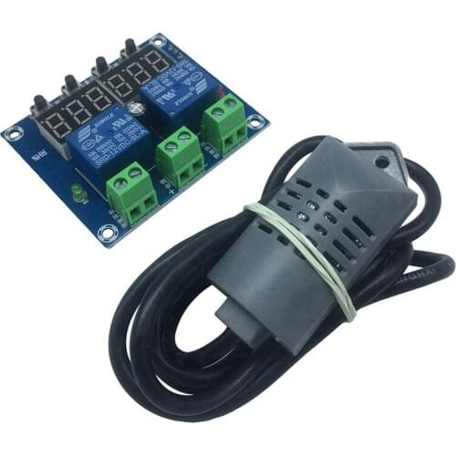 XH-M452 Thermostat Temperature Hygrometer Controller Module DC 12V LED Digital Display Dual Outputs