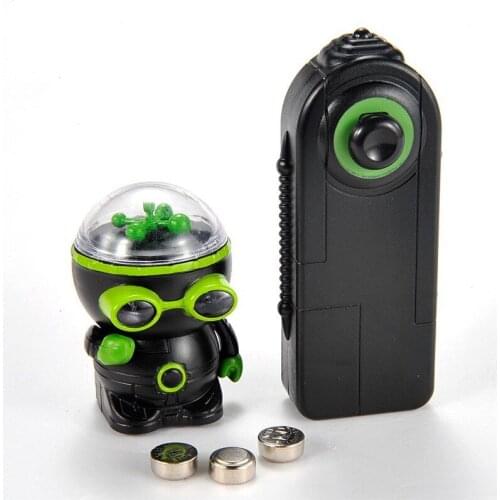 [Funny] High-tech unique Remote control Infrared RC ET Robot Electronic Toys Mechanical UFO flash and music aliens model toy