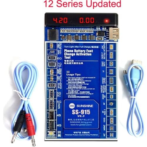 Battery Quick Charging Activation Board Test Fixture for iPhone 4-X 11 12 Pro Max for HUAWEI XIAOMI Full Range Of Android SS-915