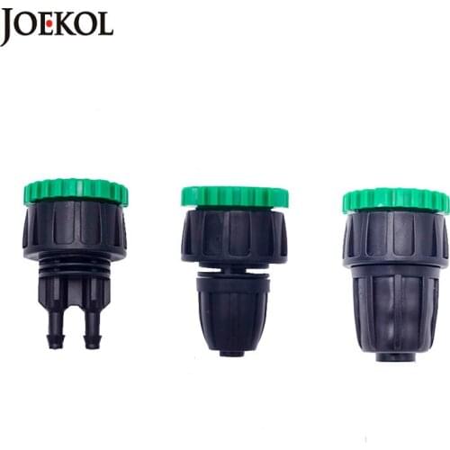 1PCS 1/2'' 3/4'' Thread to 1/4'' 1/2'' Tubing Connector Garden Tap Water Adapter Garden Irrigation Watering Joints Reduced