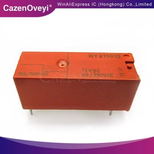 1pcs/lot Relays RY211012 12VDC 118F-1C-12V DIP-5 In Stock
