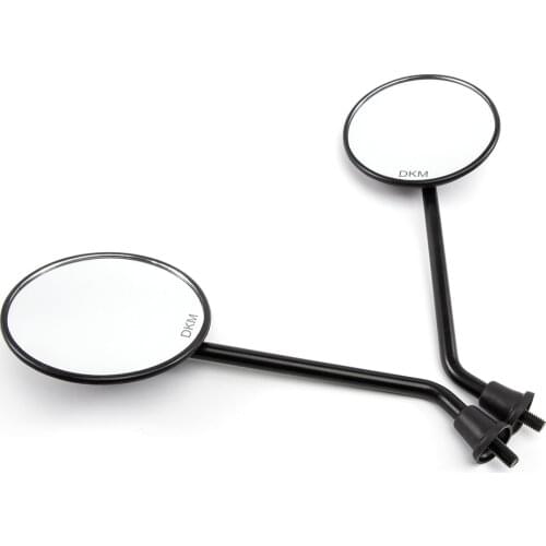 10mm Universal Motorcycle Rearview Mirror Handle Bar End Side Round Mirrors for Honda CG125 For Suzuki Yamaha Kawasaki