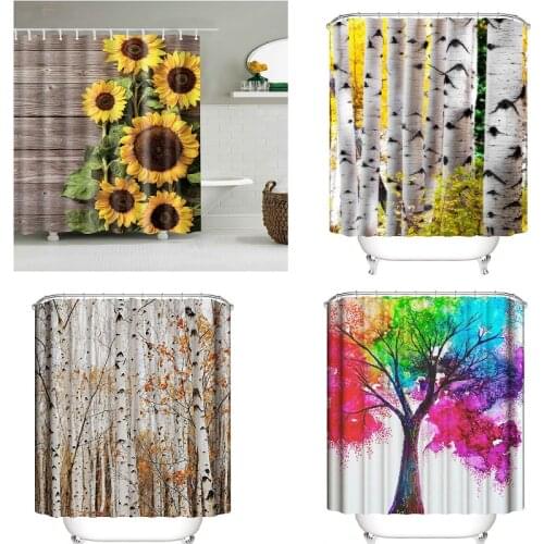 3D beautiful scenery curtains curtain shower curtain Bathroom curtain Shower curtain Curtain Curtains for kitchen Shower curtain