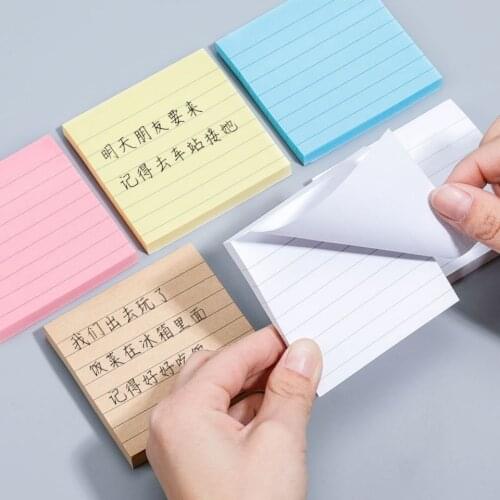 80pcs/ Colorful Small Convenient Paste Memo Pads Sticky Notes Creative Self-Stick Note Memo Pads