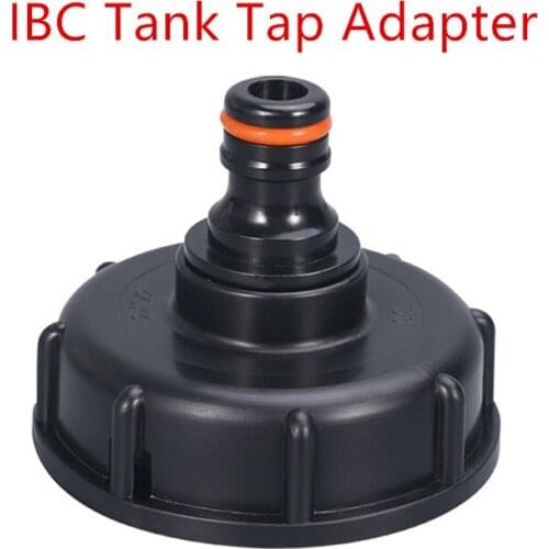 IBC Tank Valve Adapter Coarse Hose S60*6 Thread 1/2'' 3/4'' Fitting Water Tank Connector Replacement Valve Fitting Parts