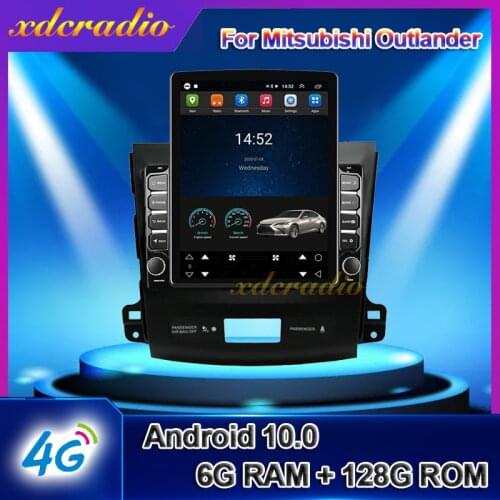 Xdcradio 9.7 Inch Android 10.0 Car Radio For Mitsubishi Outlander Car DVD Multimedia Player Auto GPS Navigation Stereo 2006-2012