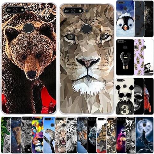For Huawei Y6 2018 Case Soft TPU Silicon Phone Back Cover For Huawei Honor 7A Case Etui Protective Bumper Fundas Coque Capas