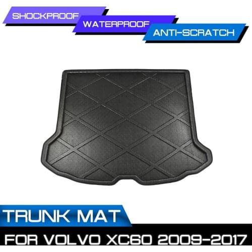 Car Rear Trunk Boot Mat Waterproof Floor Mats Carpet Anti Mud Tray Cargo Liner For Volvo XC60 2009-2017