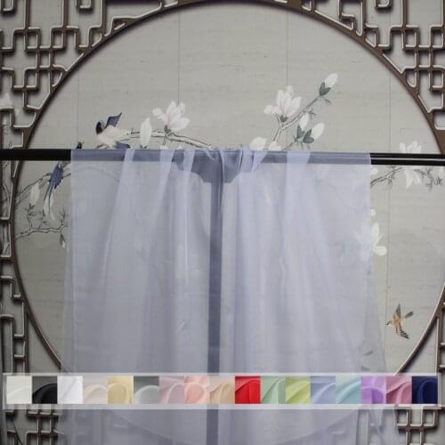 Red raspberry 5momme organza silk 100% silk clothing material Han nationality clothing womens clothing Free shippsing