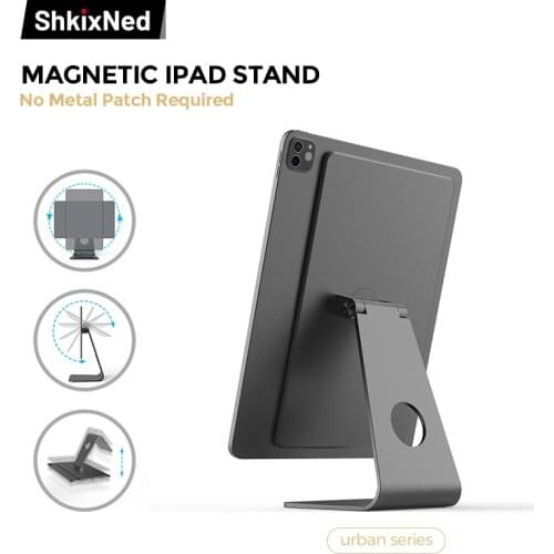 Lululook Magnetic Laptop Stand Aluminum Bracket For iPad Stand 360° Rotation Tablet Holder For iPad Pro 12.9/11 Inch iPad Air