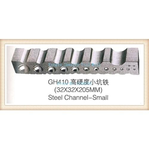 Multipurpose steel dapping block steel channel for handmade jewelry diy making