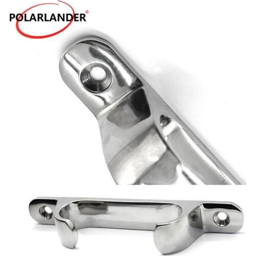 Stainless Steel Marine Accessories 125mm Bow Chock Boat 5" inch Cleats Marine Straight Rowing Boats Sailing Line