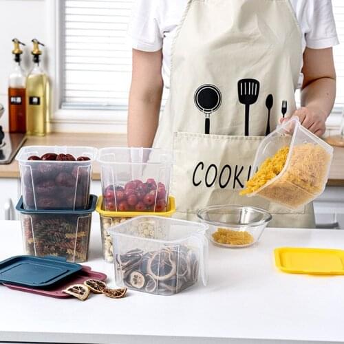 Kitchen Drawer Organizer Fridge Organizers Storage Box Storage Containers Kitchen Accessories Thickened Plastic Transparent Tank