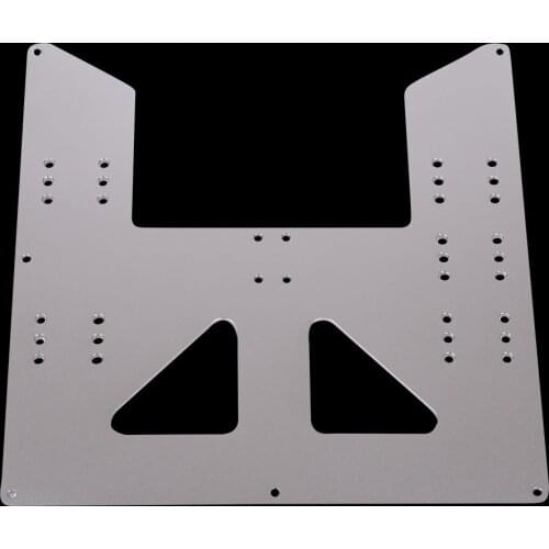 3D Silver Upgrade Y Carriage Anodized Aluminum Plate For A8 Hotbed Support For Prusa I3 Anet A8 3D Printers