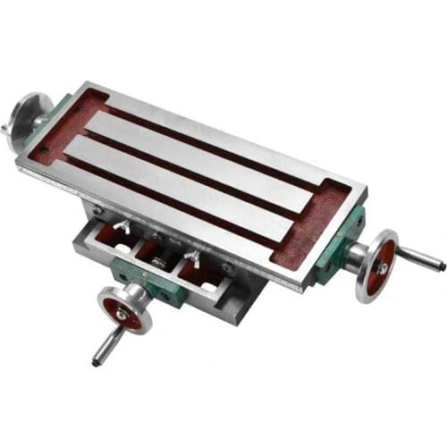 Pallet Slide Table Precision Manual Cross Table Hand-cranked Multi-function Bench Drill Milling Machine High Hardness LK