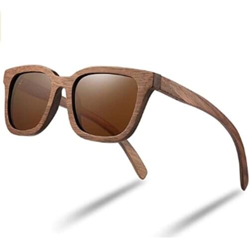Best handmade luxury sunglasses men polarized walnut retro bamboo wood ladies sunglasses high quality outdoor sun visor mirror