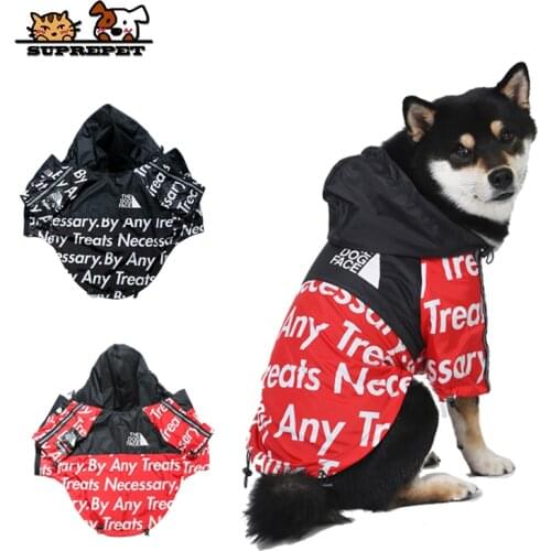 SUPREPET Pet Dog Clothes for French Bulldog Windproof Dog Jacket Waterproof Dog Jackets Puppy Sports Clothes Jacket Fashion Vest