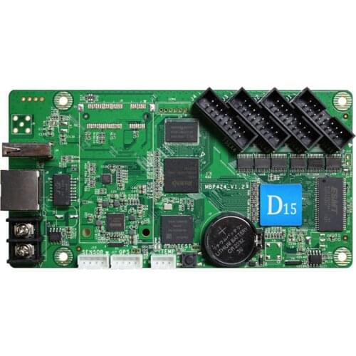Hd p10 led display screen shenzhen HD-D15 replace HD-D10 moving text display controller for long width moving display