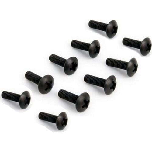 50pcs/100pcs Round Head Machine Screw M3*10mm for 1/10 Original Parts 02096