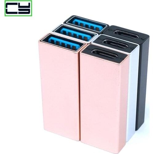 1PCS Usb 3.0 Female to type c female Adapter Converter Type-c For S10 S9 Plus Xiaom One plus Usb c Cable