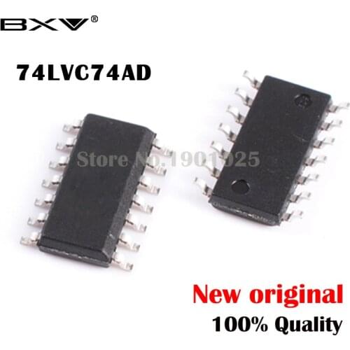 10pcs/lot 74LVC74AD SOP-14 74LVC14 SOP new original IC free Shipping