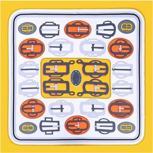 100*100cm TOP Silk Scarf 52 styles Free Shipping Ins Scarves Women Foulard Square Hijab Scarf Ladies Shawl wrap female hijab