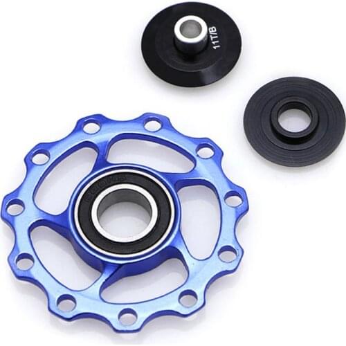 4 Color 11T Bike Aluminum MTB Alloy Bearing Jockey Wheel Rear Derailleur Pulleys Drop Shipping