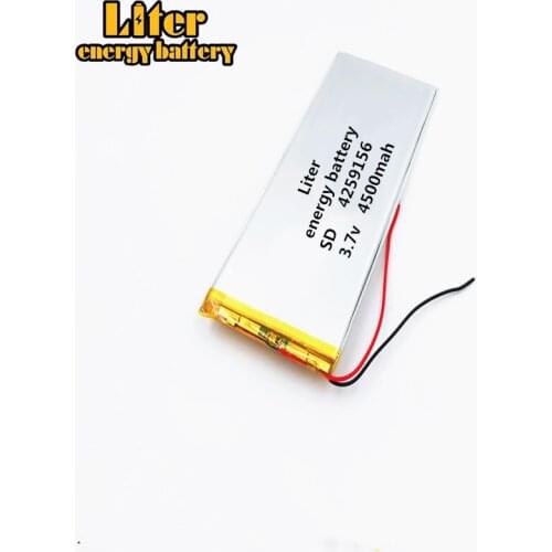 4259156 3.7V 4060155 4500mAH Li-ion Tablet pc battery For 7,8,9 inch tablet PC Polymer lithiumion Battery With High Quali