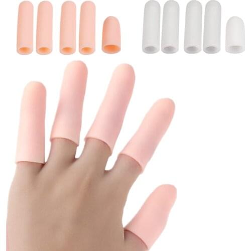 5 Pcs Silicone Gel Tubes Finger Protection Foot Blister Protect Feet Pain Relief Foot Care Product 1 * 5cm