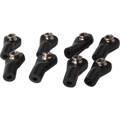 8Pcs RC Cars Metal M3 Link Tie Rod End Balls Joint for Axial SCX10 Rock Crawlers