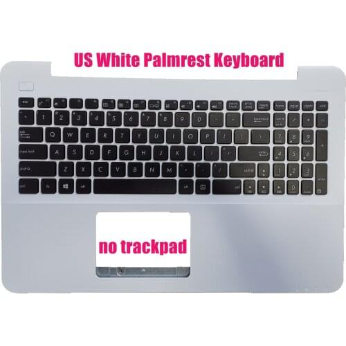 US White Palmrest keyboard for Asus X555U/X555UA/X555UB/X555UFX555UJ X555UQ/X555Y/X555YA/X555YI