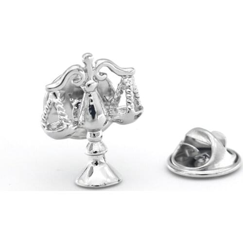 Justice Design Suit Pin For Men Fashion Brooch Ladys Lapel Pin Clothing Backpack Badge Quality Brass Material