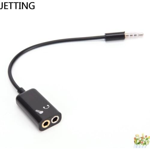 Adapter Cable for IOS Android Phone MP3 Audio Splitte Headphone Splitter 3.5mm Aux Audio Jack Stereo Earphone Double