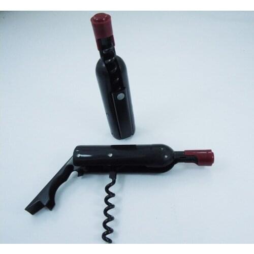Magnetic Wine Bottle shape Opener Corkscrew Bottle Opener;accept customized label order